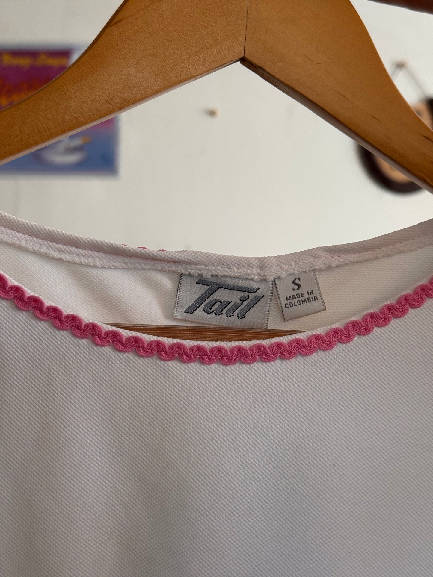 90s Tail White Tank (S)