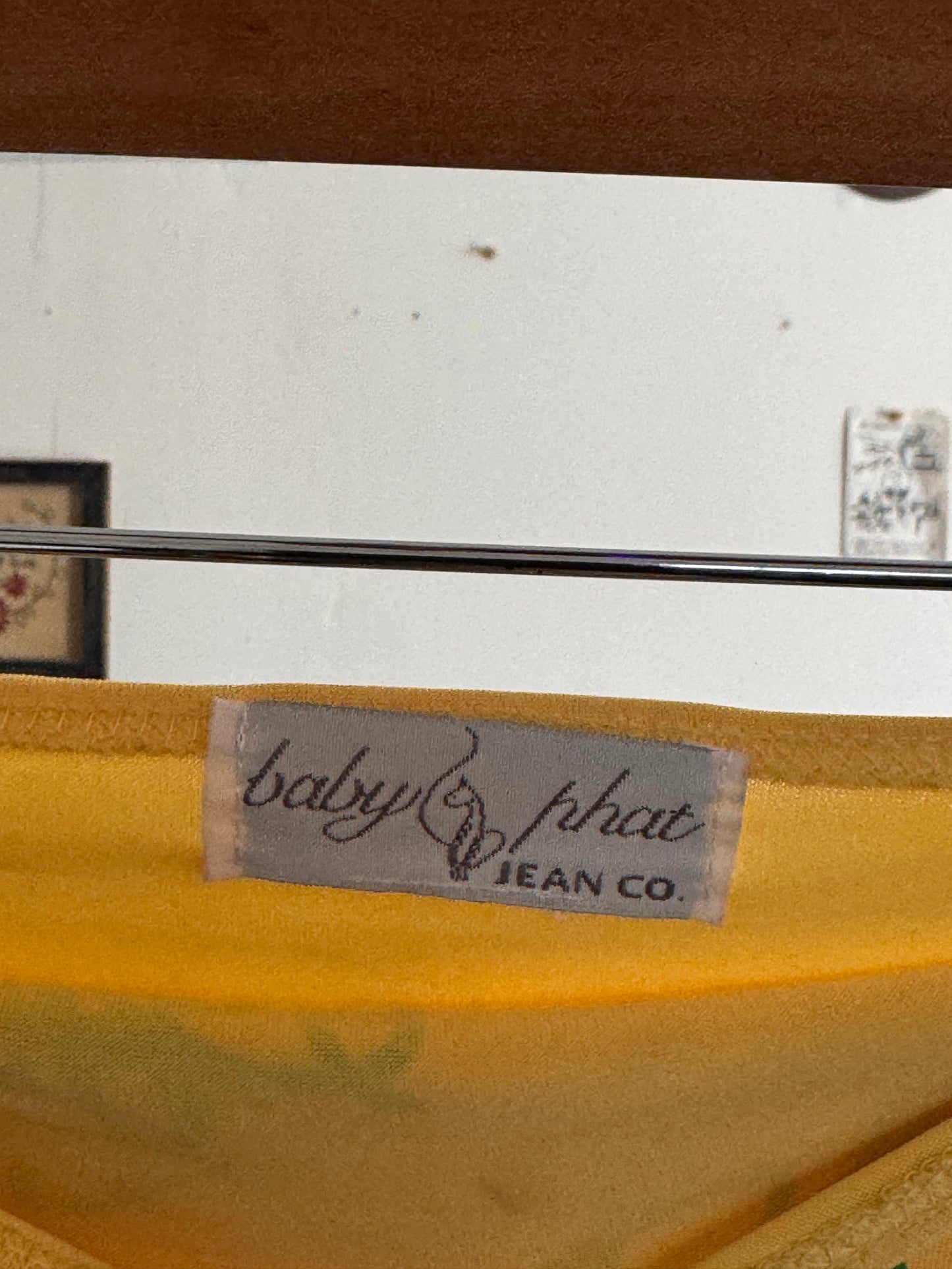 2000s Yellow Baby Phat Tube Top (M)