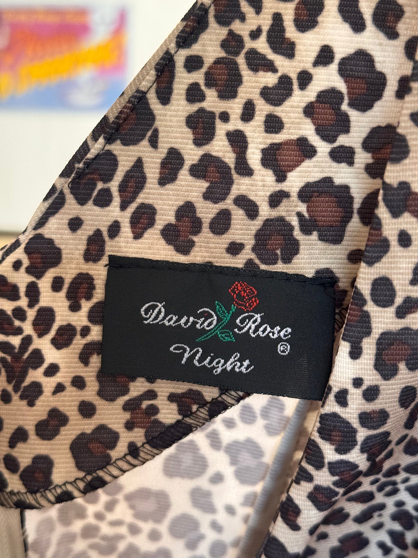 90s Leopard Prints Dress (L/XL)