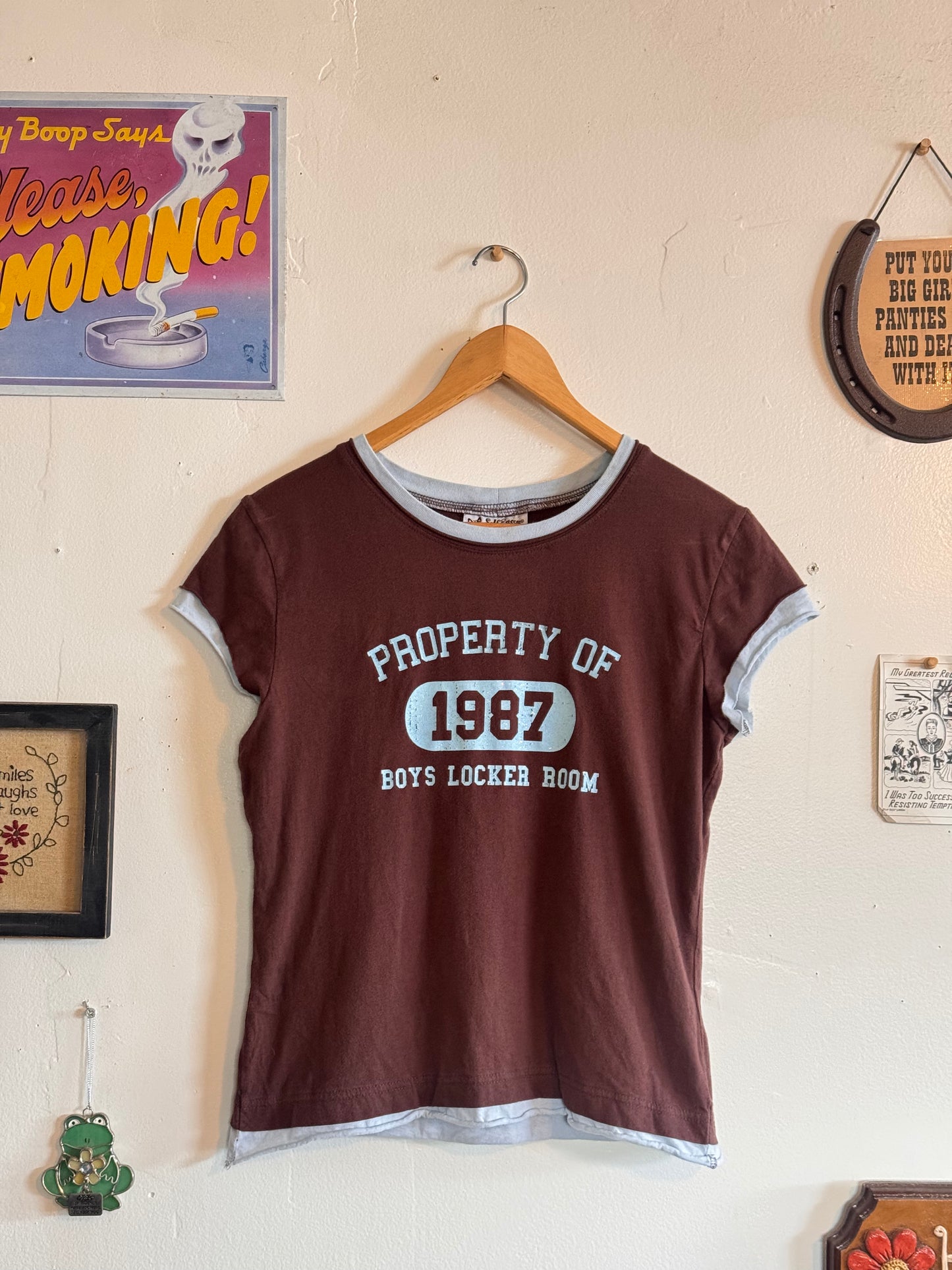 2000s Self Esteem Baby Tee (L)