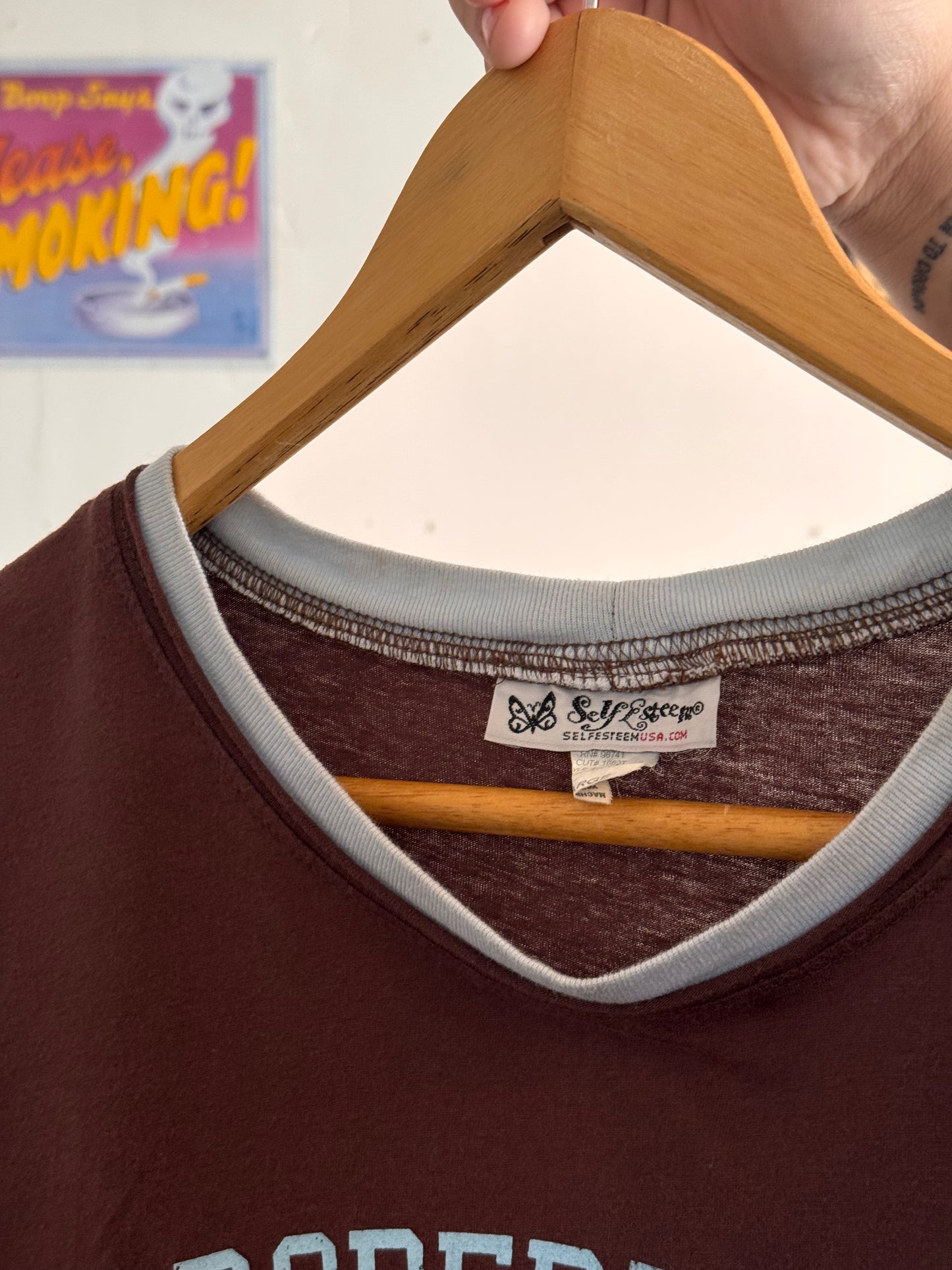 2000s Self Esteem Baby Tee (L)