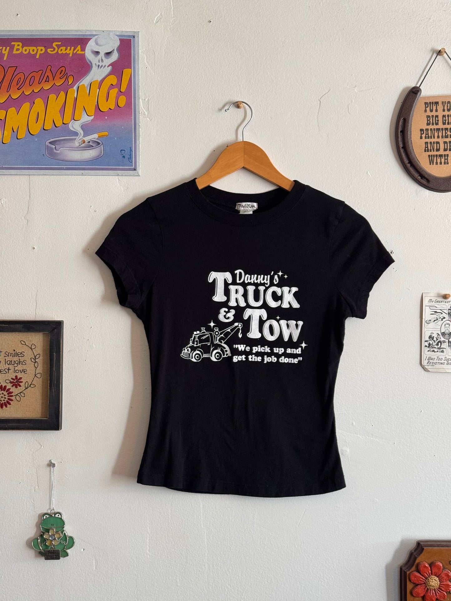 2000s Truck & Tow Baby Tee (M + L)