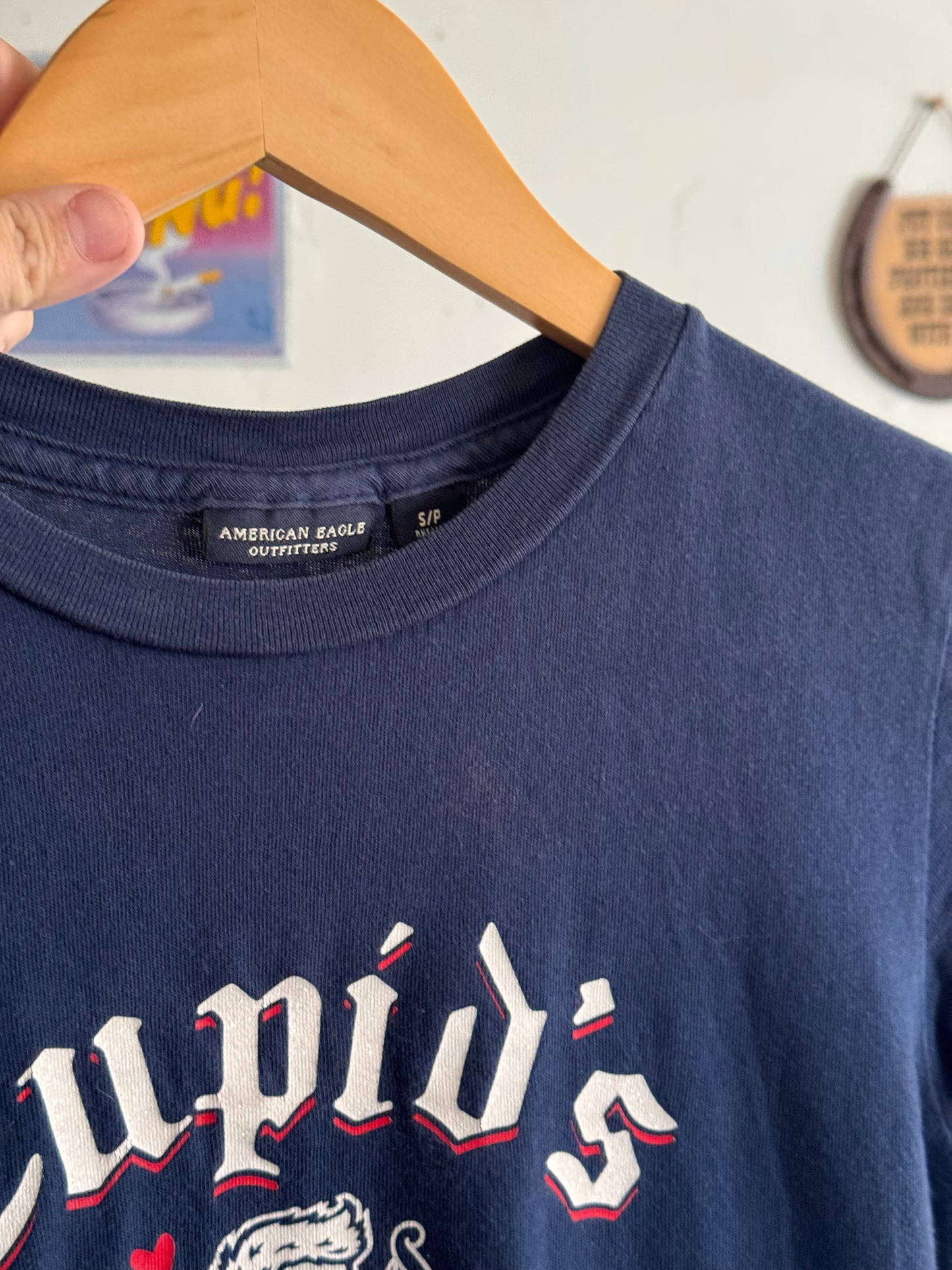 2000s AE Outfitters Cupid Baby Tee (S/M)