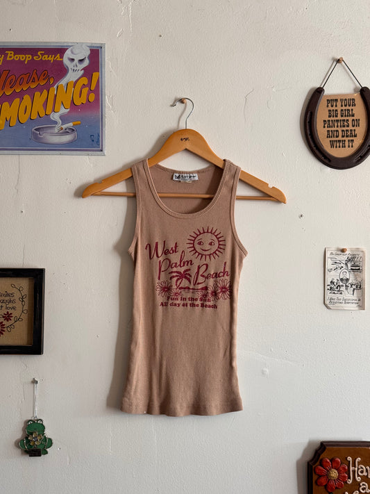 2000s Self Esteem Palm Beach Tank (XS)