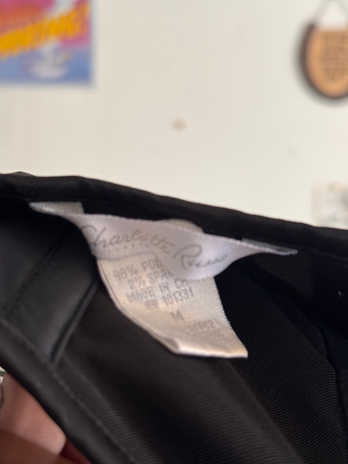 2000s Charlotte Russe Black Corset (M)