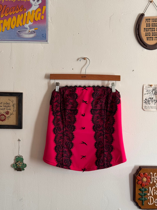 Pink & Black Cacique Corset (22)