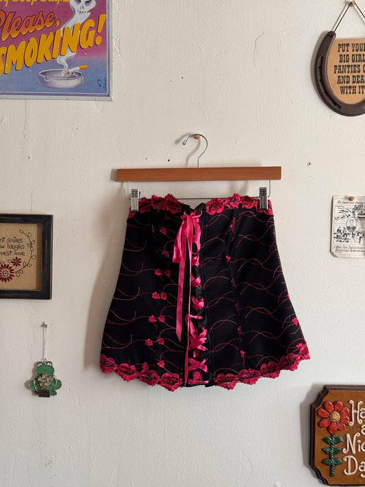 Black and Pink Cacique Corset (22)