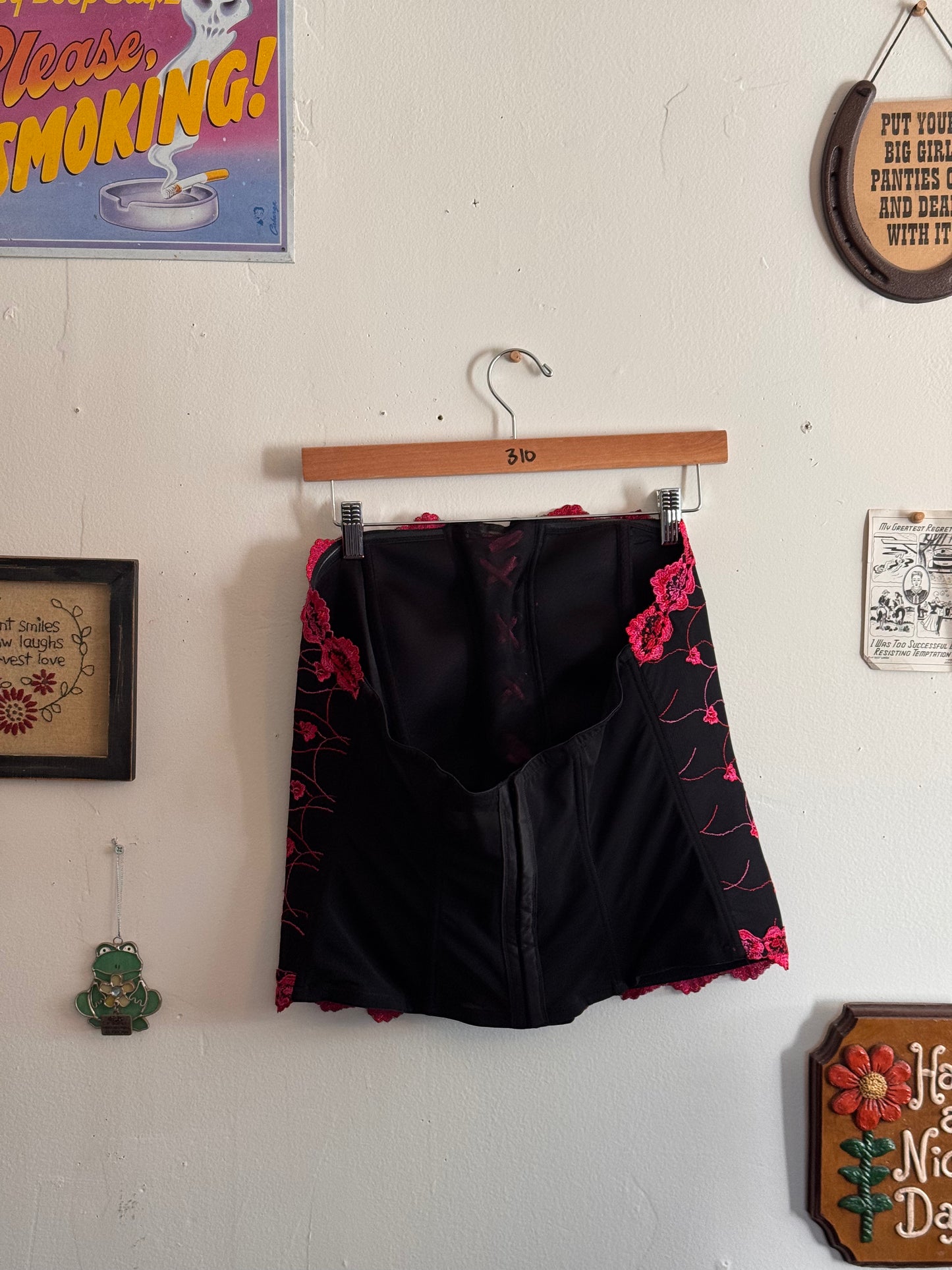 Black and Pink Cacique Corset (22)