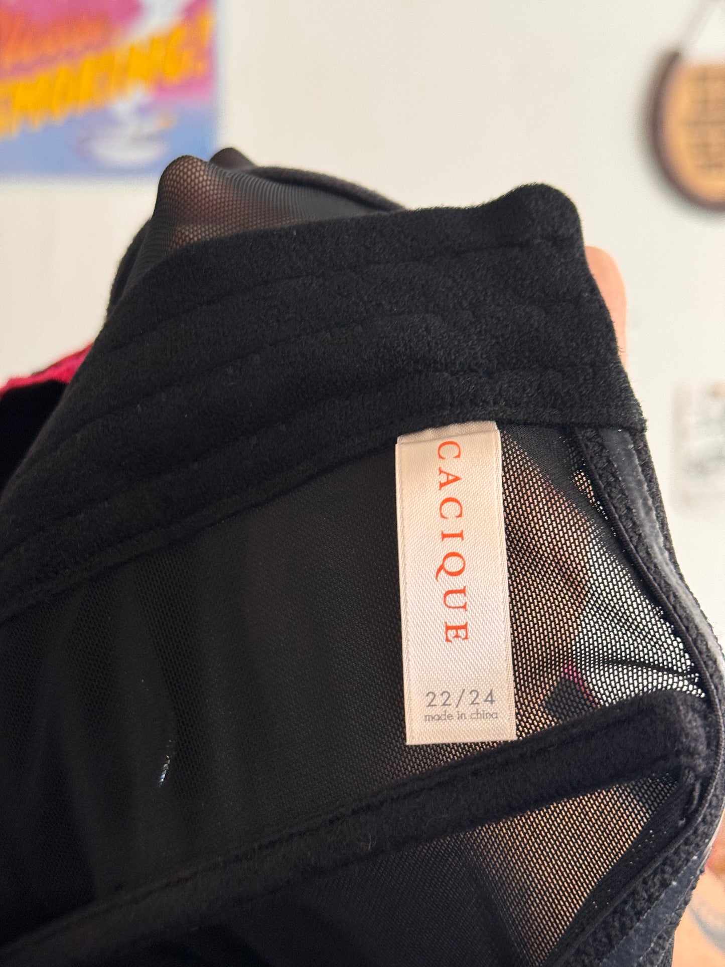 Black and Pink Cacique Corset (22)