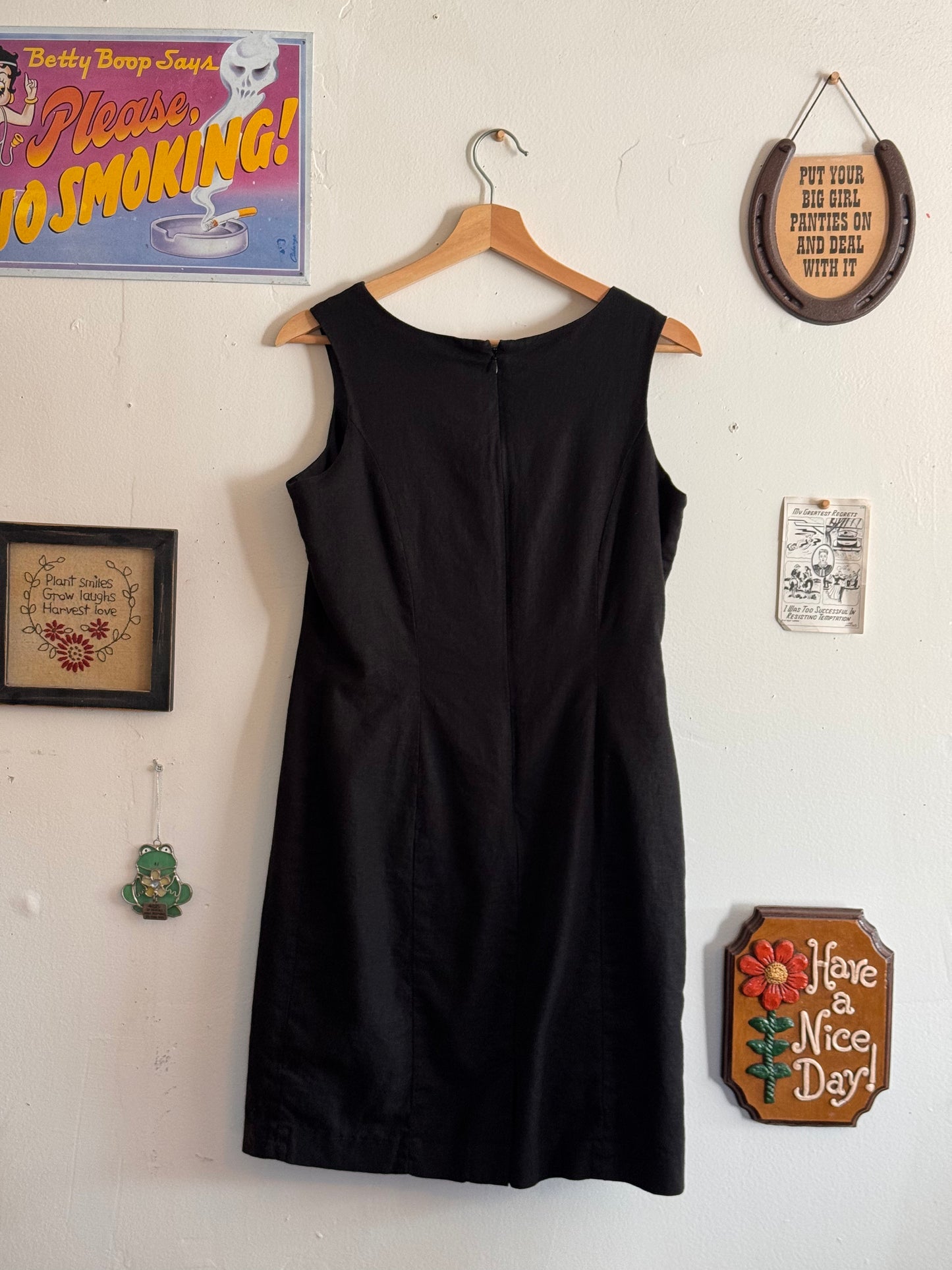 90s Black Dress (M)